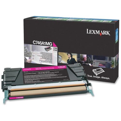 Картридж Lexmark C746A1MG, 7000 стр, пурпурный картридж lexmark 80c80me пурпурный