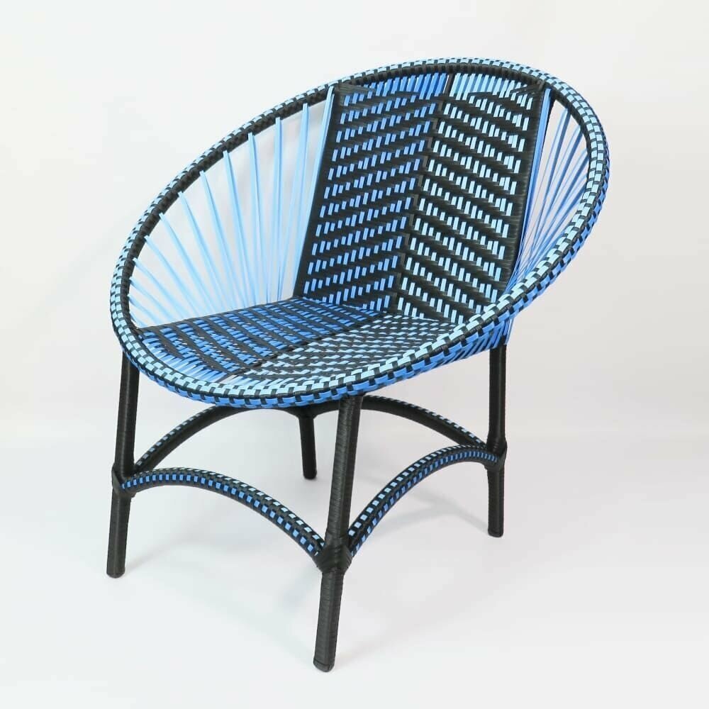 Плетеное кресло из искусственного ротанга Сфера - фотография № 1
