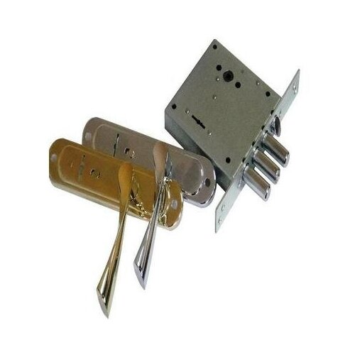 Цербер (Cerber) Замок врезной Цербер (Cerber) C2-F 014 (3 ригеля, защелка)