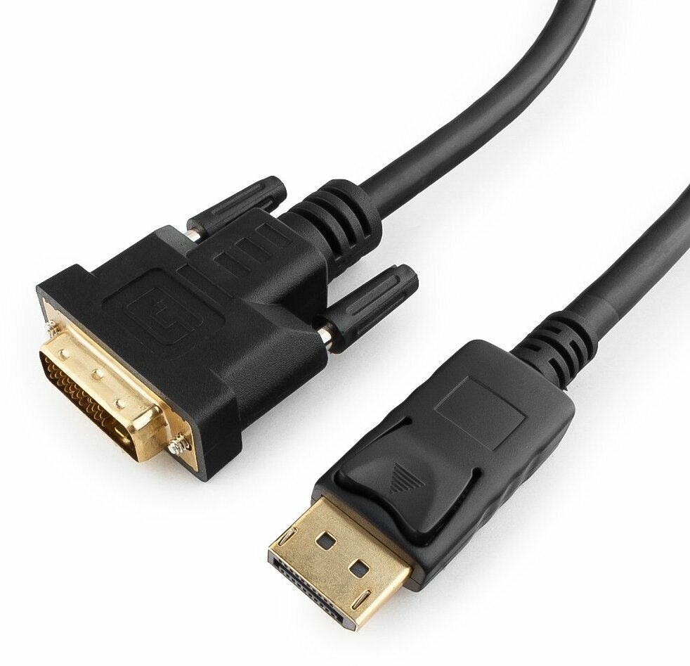 Gembird Cablexpert DisplayPort to DVI 20M/25M 1.0m Black CC-DPM-DVIM-1M