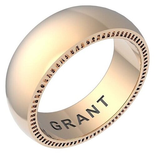 Кольцо Grante, красное золото, 585 проба, размер 16, красный