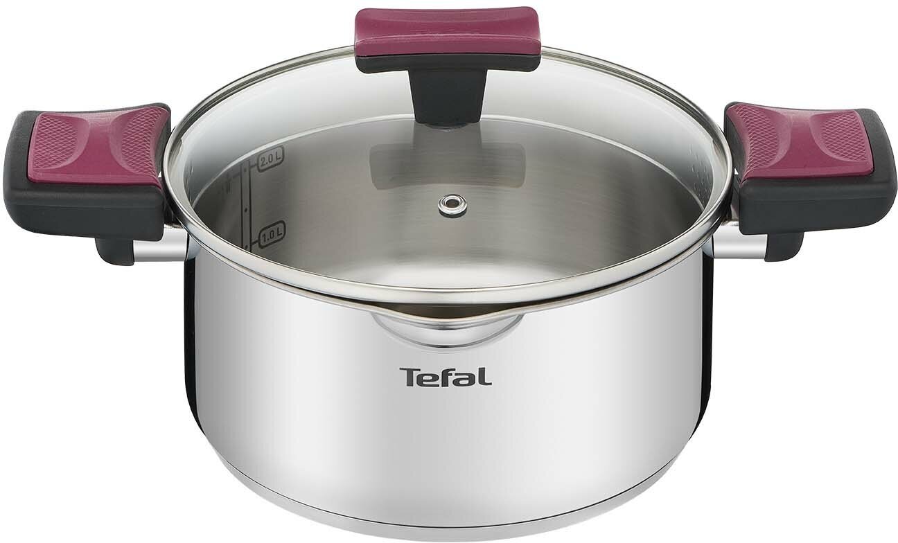 Кастрюля Tefal Cook&Clip 2,9л с крышкой (G7234474)