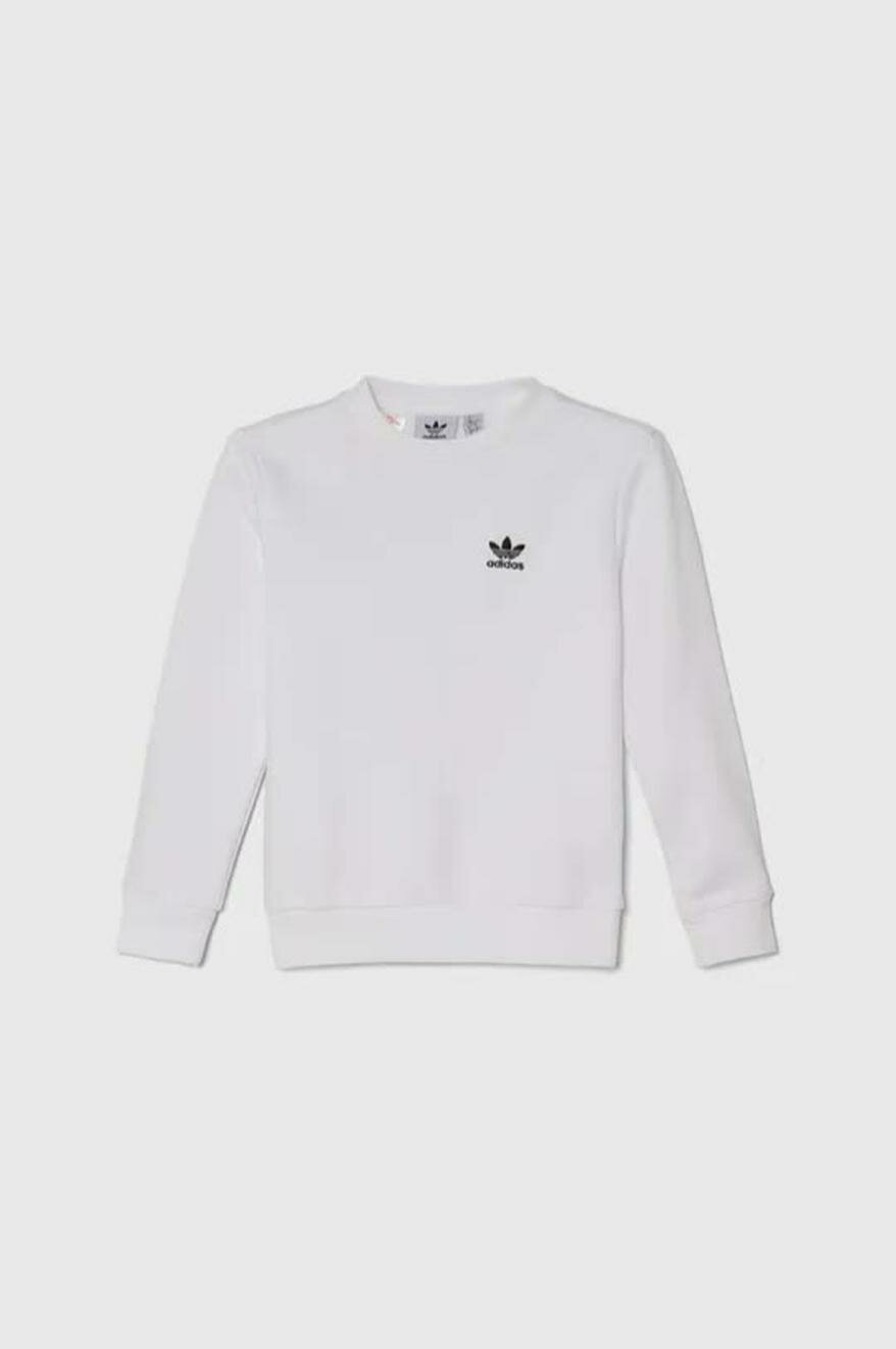 Свитшот adidas Originals, размер 7-8 лет, белый