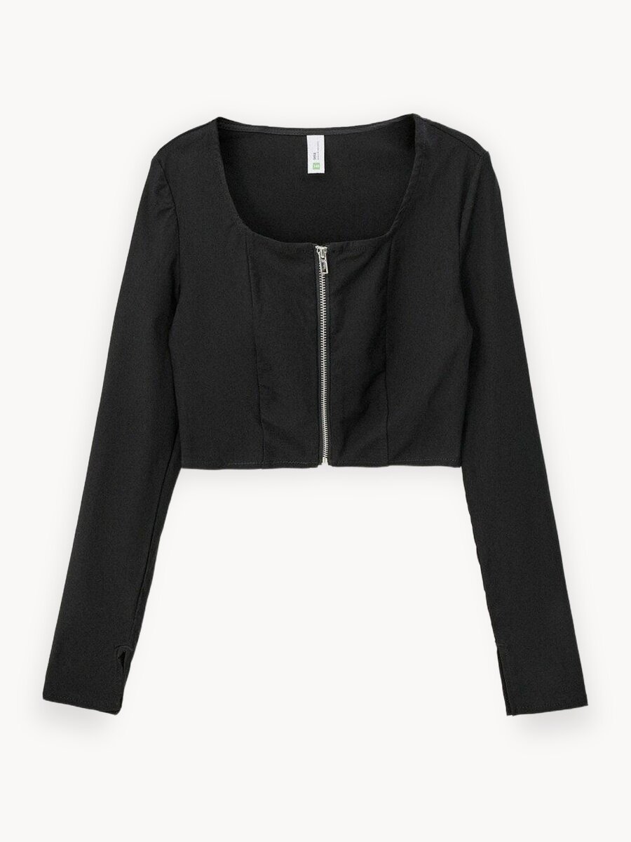 Блуза Sela, размер 164, черный