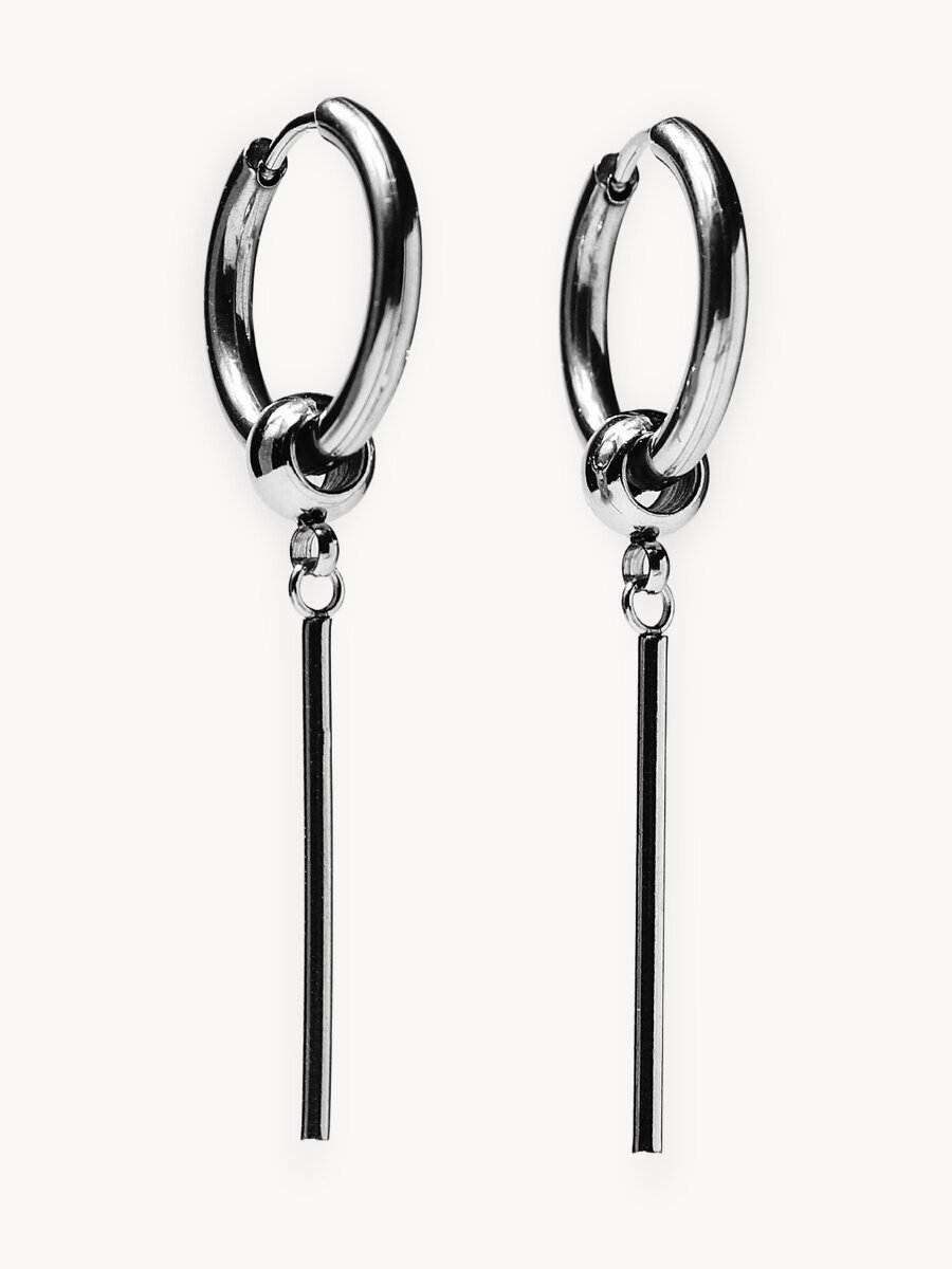 Серьги с подвесками, конго, металл