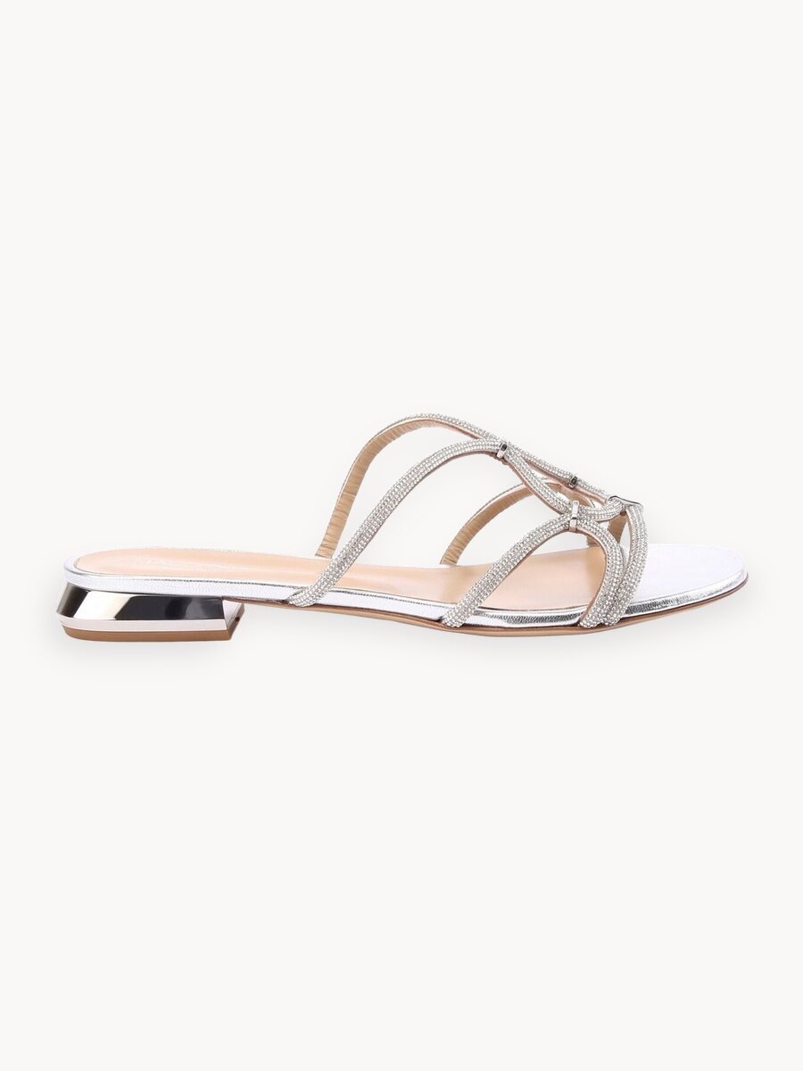 Сандалии Baldinini, размер 41, серебряный