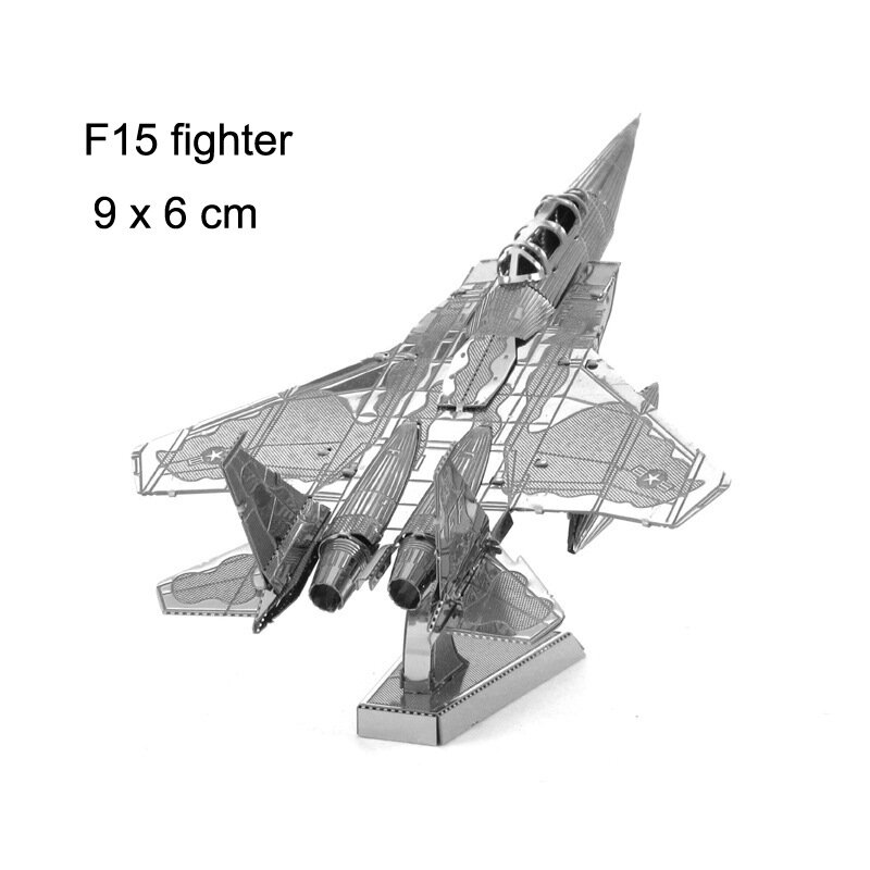 3D металлический пазл истребитель F15 Eagle модель сборная игрушка модель подарок