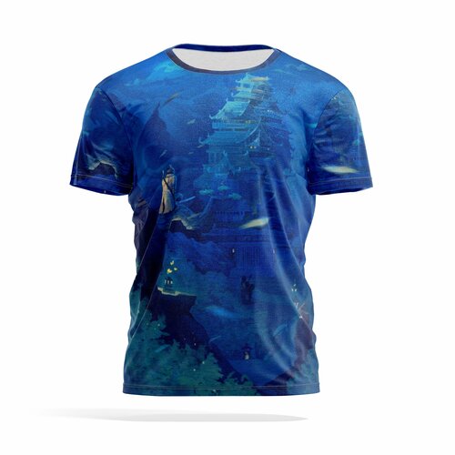 фото Футболка panin brand, размер l, бирюзовый