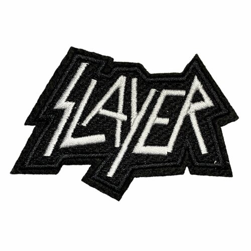 Нашивка, шеврон, патч (patch) Slayer Logo, размер 9,5*4,5 см