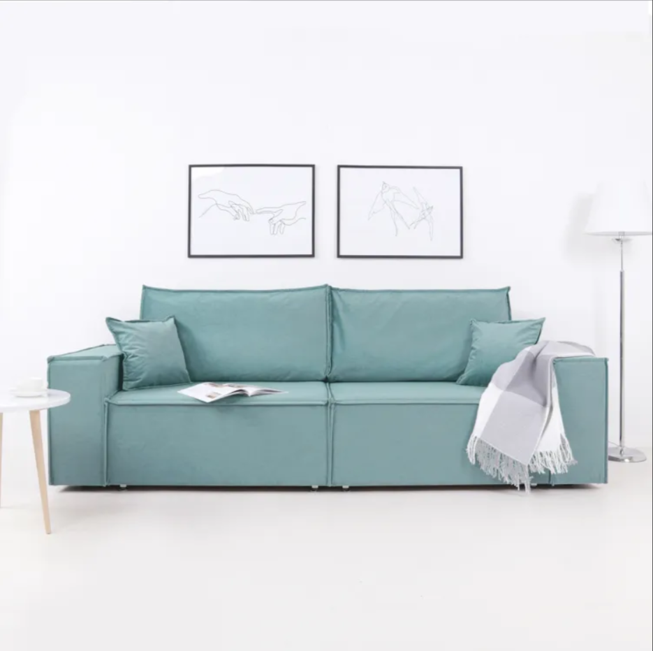Модульный диван-кровать Лофт, механизм еврокнижка - фотография № 8