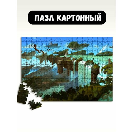 Пазл картонный 39,5х28 см игры world of warcraft dragonflight - 18147