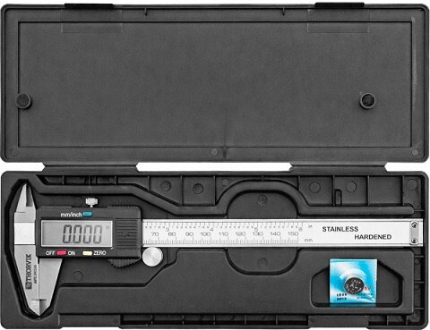 Штангенциркуль цифровой THORVIK, 150 мм