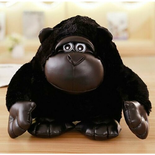 фото Мягкая игрушка горилла обнимашка черная 30 см toys