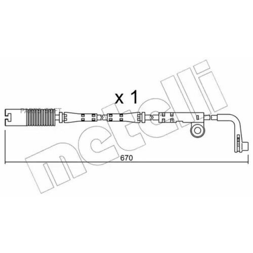 Датчик Износа Тормозных Колодок Metelli арт. SU.150