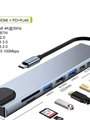 USB- Хаб Картридер USB Type-c разветвитель, HDMI SD, 8в1