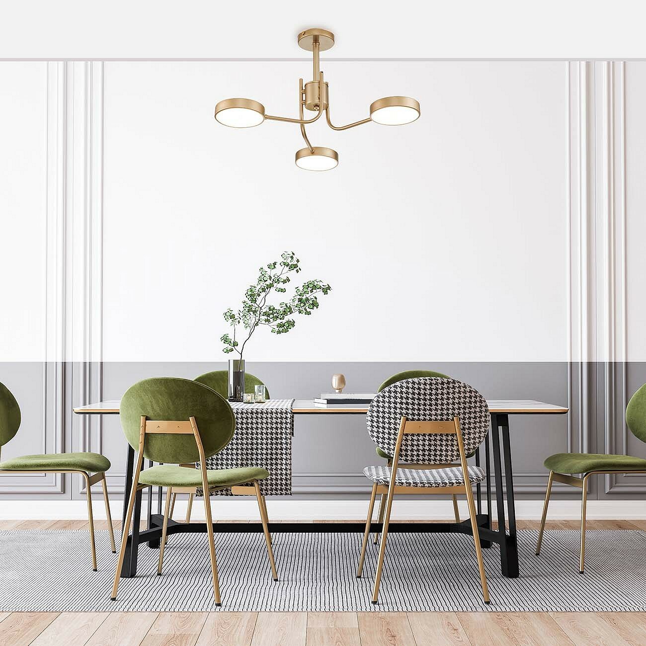 Люстра на штанге Escada Skylar 10258/3LED — фото 1