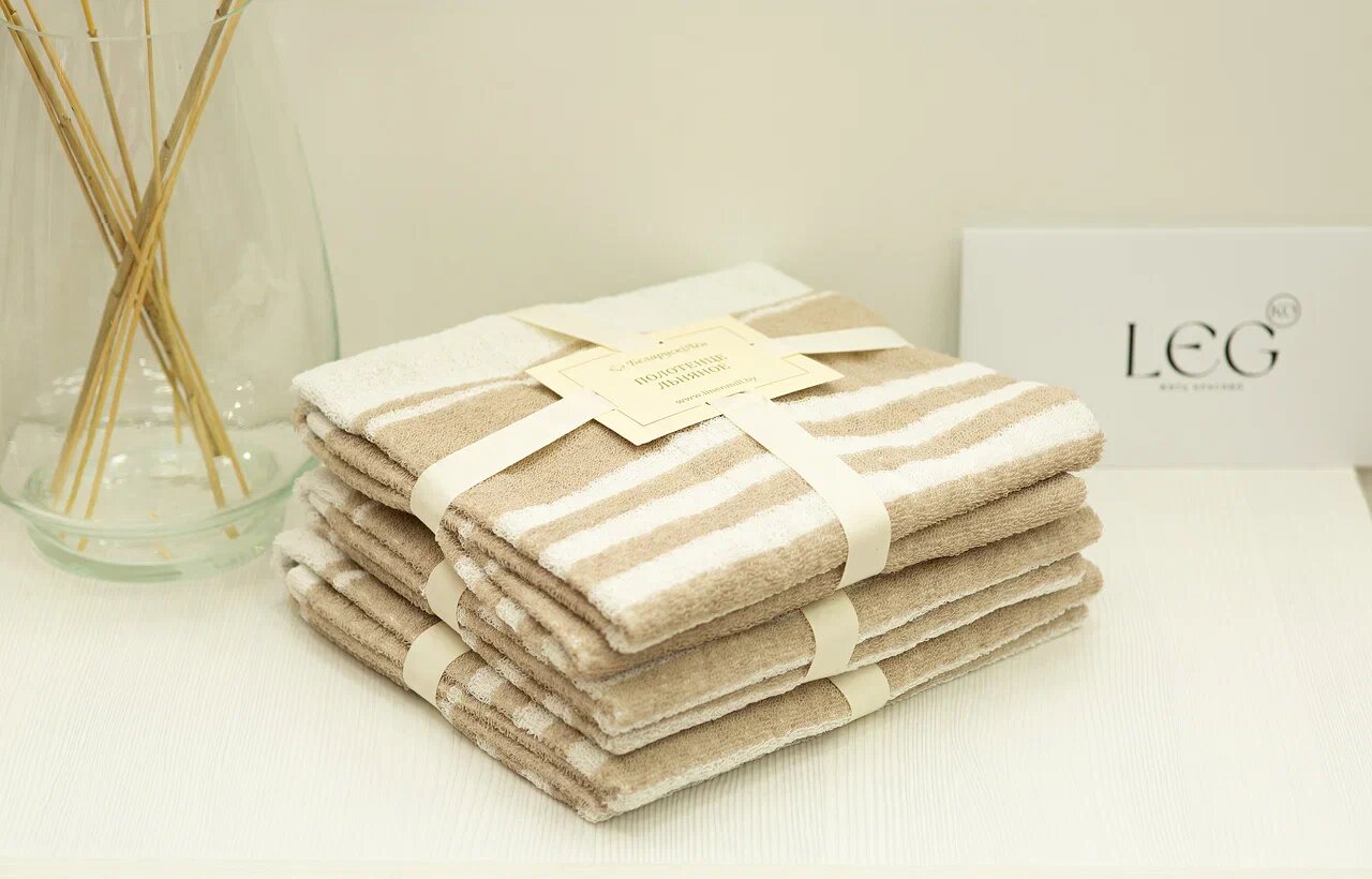 фото Полотенце махровое из льна Нота Ре