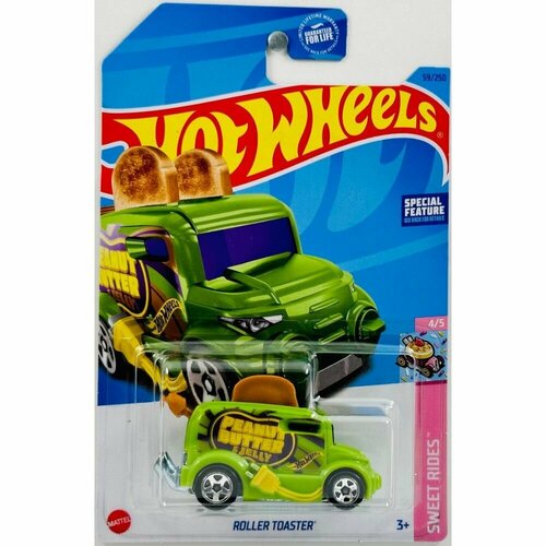 Машинка Hot Wheels коллекционная ROLLER TOASTER салатовый HKJ93 bont quad skate wheels street flow wheels 89a quad wheels roller skater wheels 8pcs