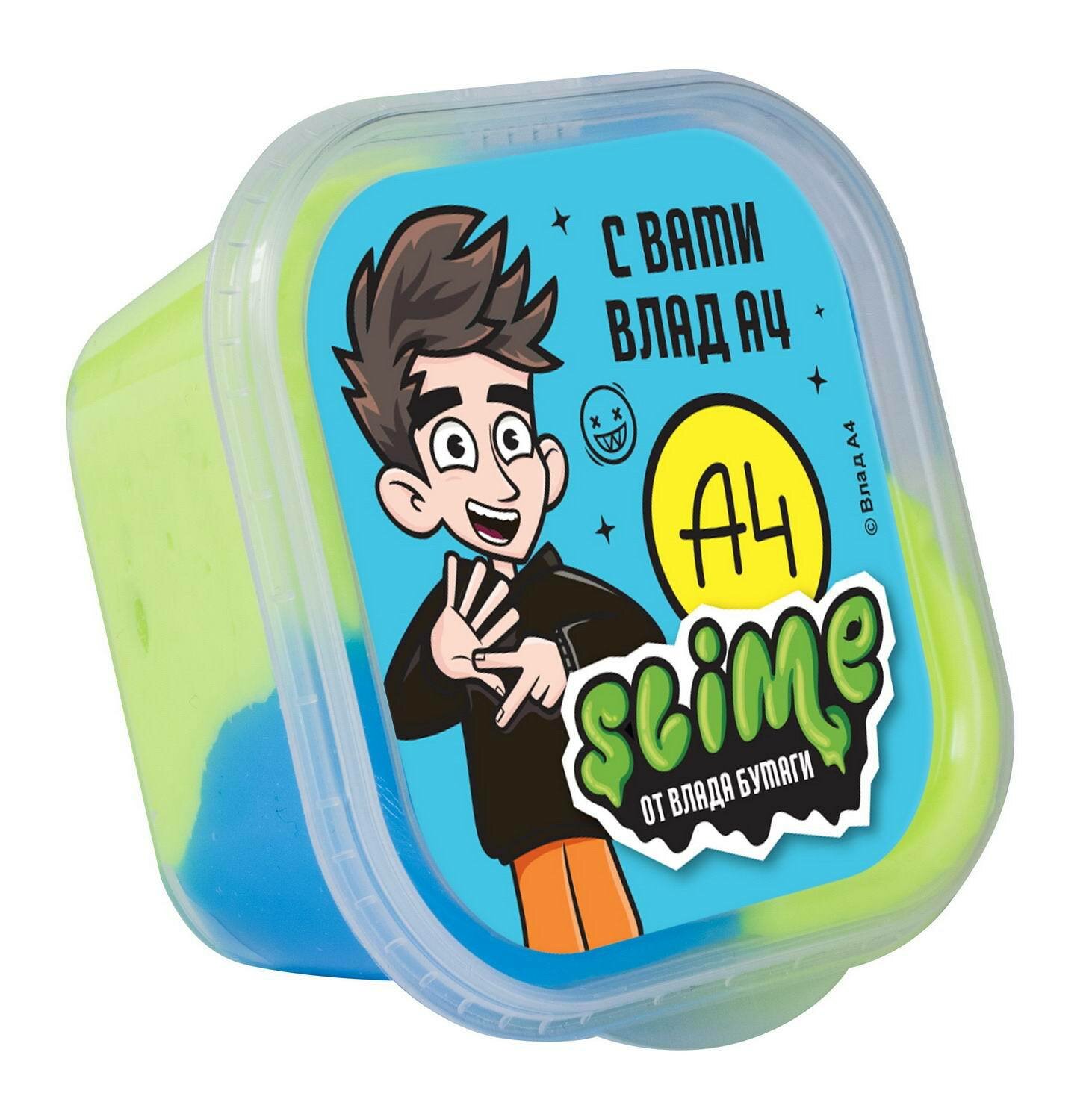 Слайм шоу-бокс Slime Влад А4 3 вида (12 шт в шоубоксе цена за 1 шт!) — фото 1