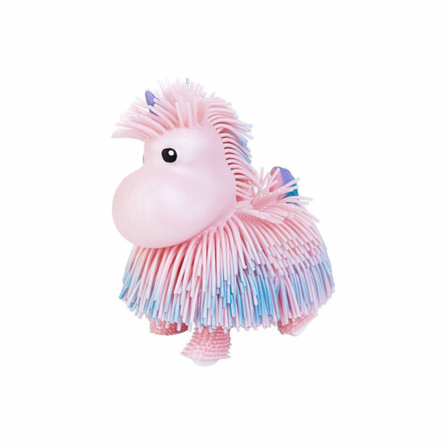 Интерактивная игрушка Jiggly Pets 40396 Единорожка розовый перламутр