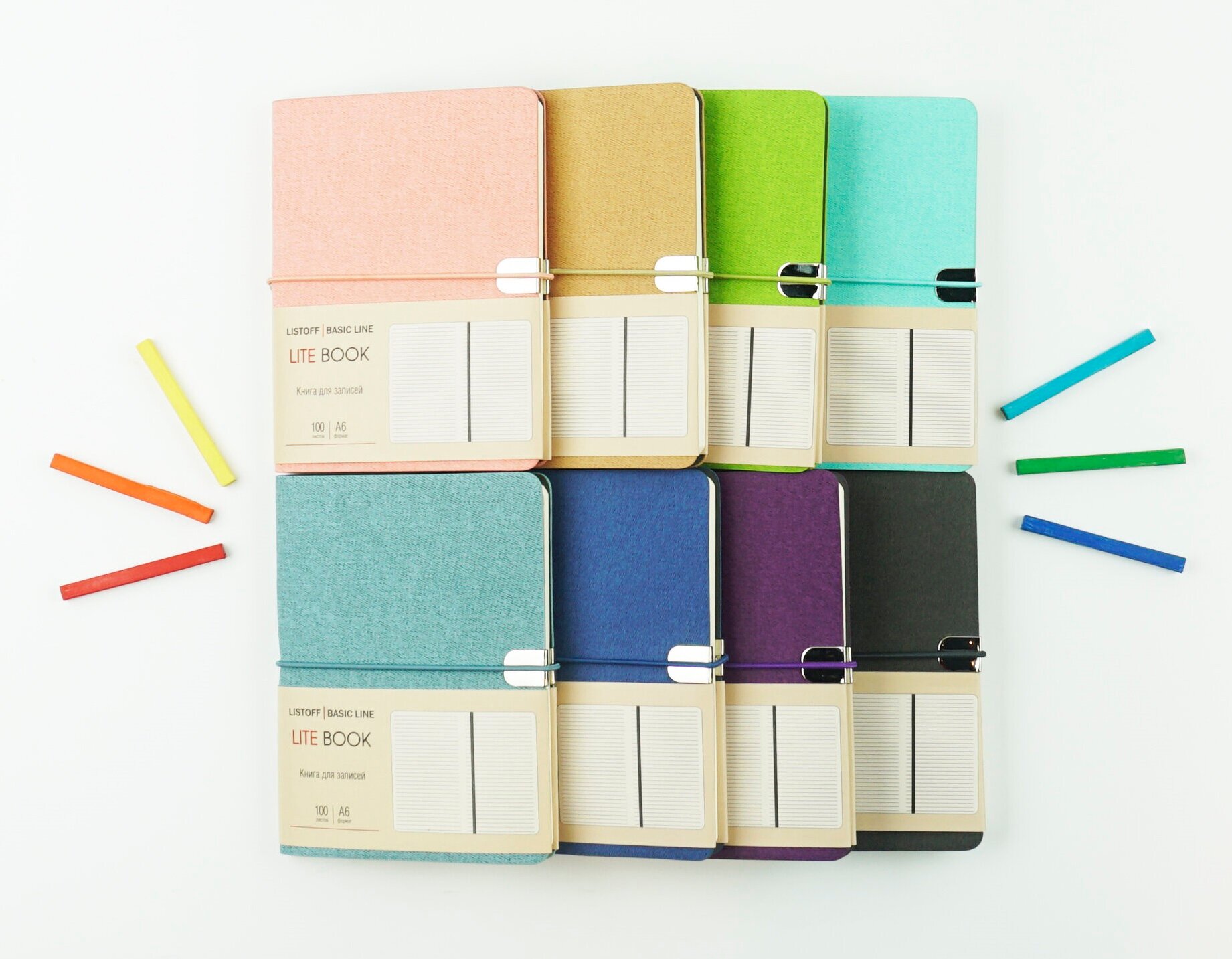 Книга для зап.100л,А6,LITE.Роз,инт,КЗЛТК61003628 Listoff - фото №3