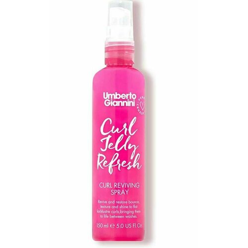 Umberto Giannini Спрей для кудрявых волос Curl Jelly Refresh спрей для увлажнения и освежения локонов KGM КГМ Curl reviving spray 150 мл 3500₽