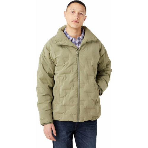 Пуховик Wrangler, размер S, зеленый brand kangol jacket men