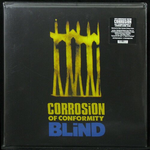 corrosion of conformity blind 2lp щетка для lp brush it набор Виниловая пластинка Columbia Corrosion Of Conformity – Blind (2LP)