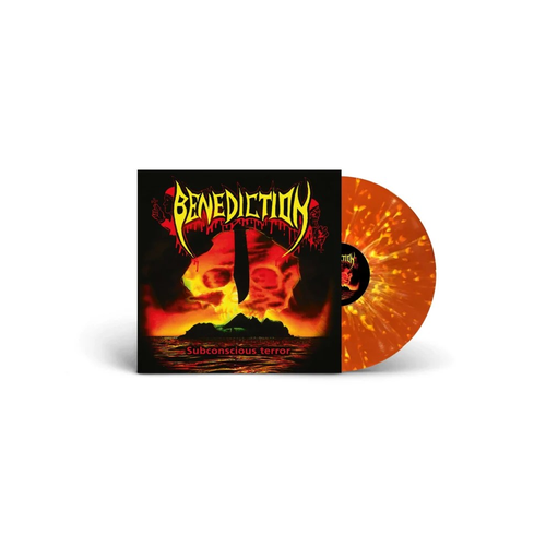 Benediction - Subconscious Terror, 1LP Gatefold, SPLATTER LP destruction live without sense 1lp 7 gatefold fire splatter lp