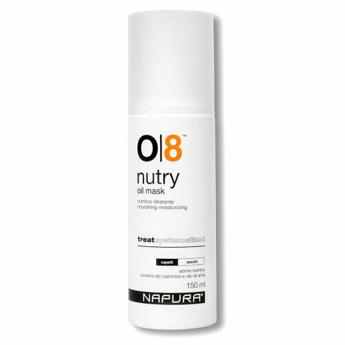 NAPURA O8 Nutry Oil mask Ультра-увлажняющая и питательная маска перед или после шампуня на основе масла Амла 150 мл