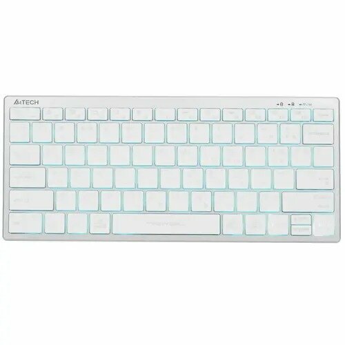 Клавиатура A4Tech Fstyler FX61 белый USB slim LED (FX61 WHITE)