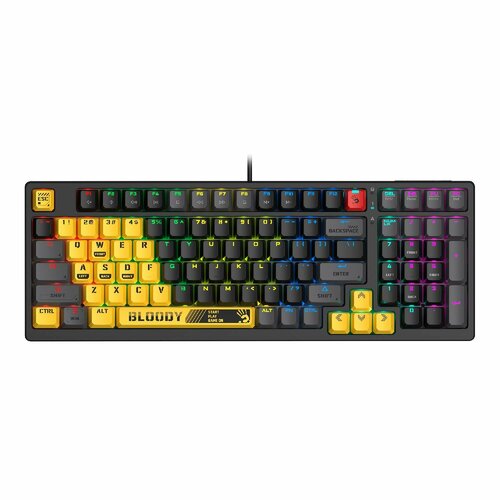 Клавиатура проводная A4TECH Bloody S98желтый 719300₽