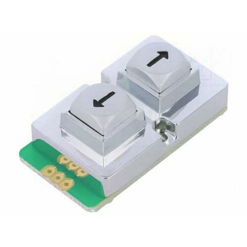 Клавиатура ACCORD AB102-MARS-WP Клавиатура Кол-во кноп 2 металл Ресурс 1000000 циклов 200мОм 1шт 209700₽