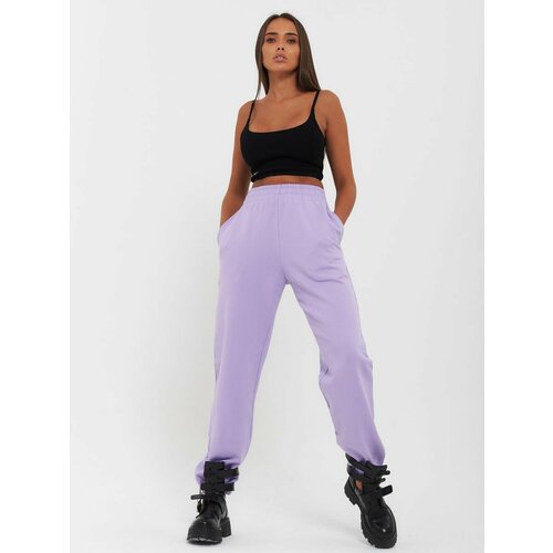 фото Брюки джоггеры little secret, размер s, фиолетовый