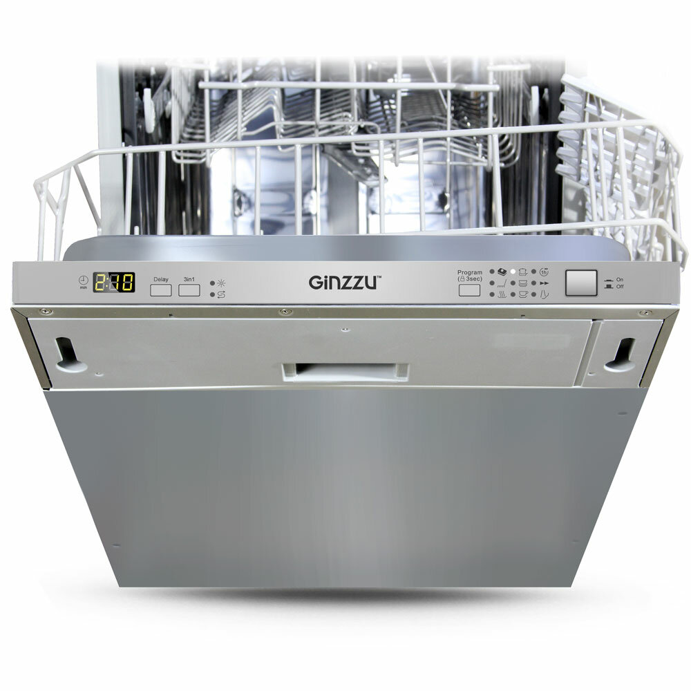 Полновстраиваемая посудомоечная машина Ginzzu - фото №3