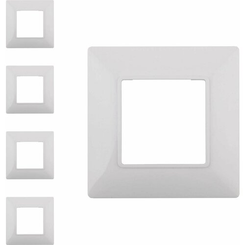 Рамка ЭРА Elegance одноместная универсальная белый (комплект из 4 шт)