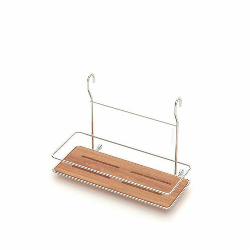 Полка для рейлинга MG065 12*30*22 см (хром) Dinastel