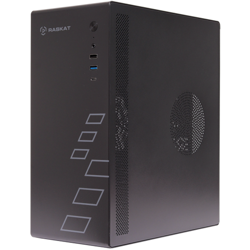 Компьютер Raskat Standart 300 (Core i3-10100 3.6 ГГц, 8 Гб, SSD 240 Гб, Intel UHD Graphics 630, no OS) черный