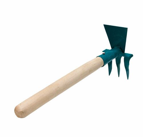 Мотыжка/полольник комбинированная ручная c деревянной рукояткой