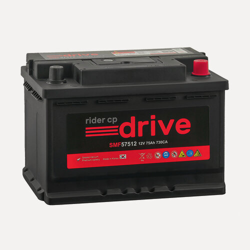 Изображение товара Аккумулятор RDRIVE 75 Ач 730А О/П 57512