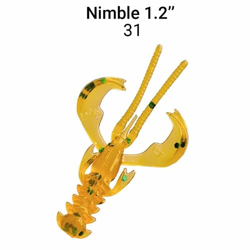 Силиконовые приманки Crazy Fish Nimble 1.2" 76-30-31-5