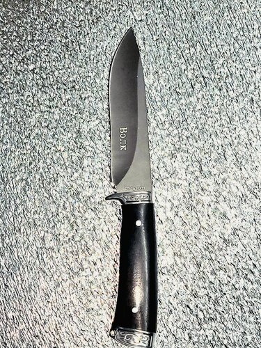 Изображение товара Нож туристический Волк 2 , разделочный в чехле ножнах (закал. сталь 65х13)