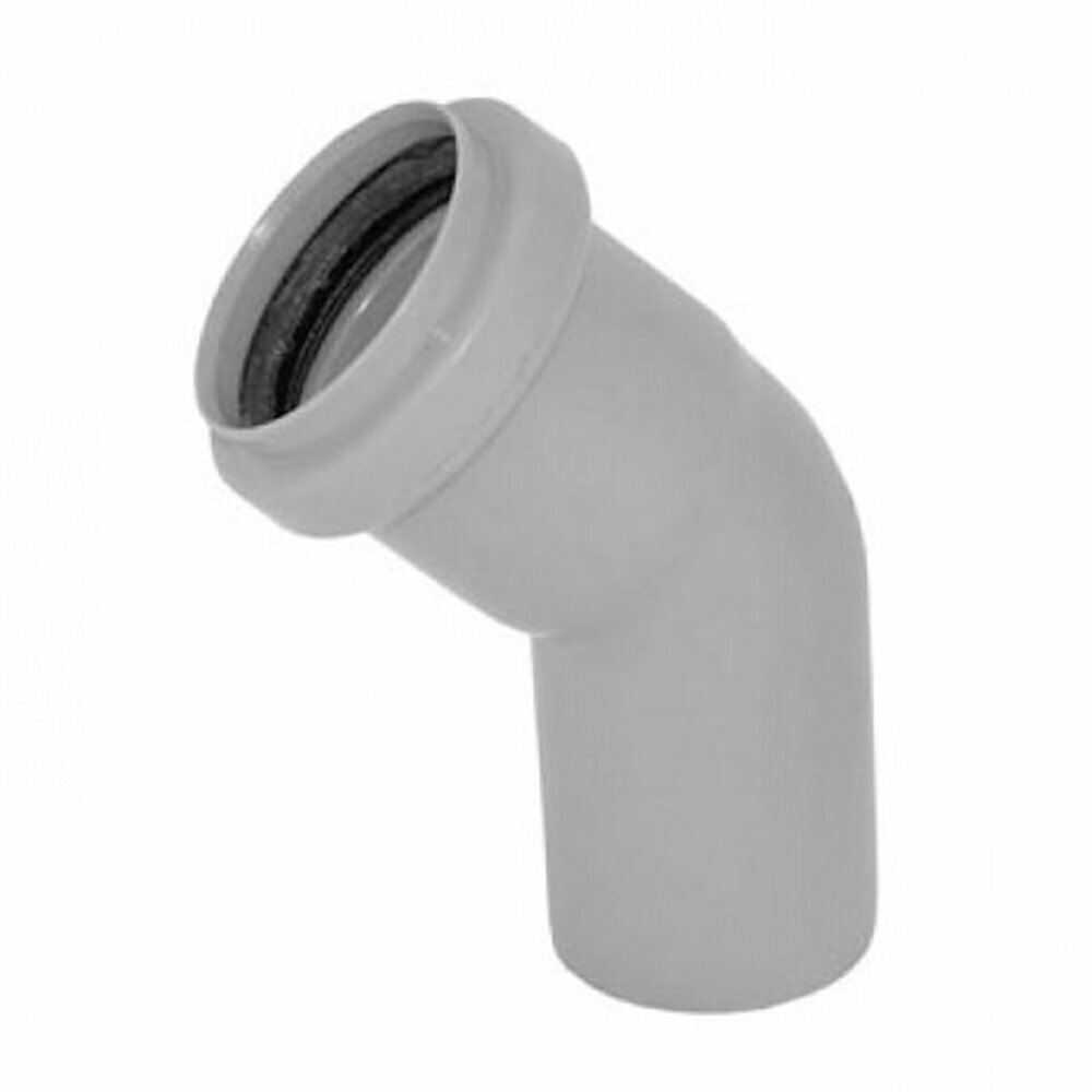 фото Колено канализационное РТП d32 мм угол 45°