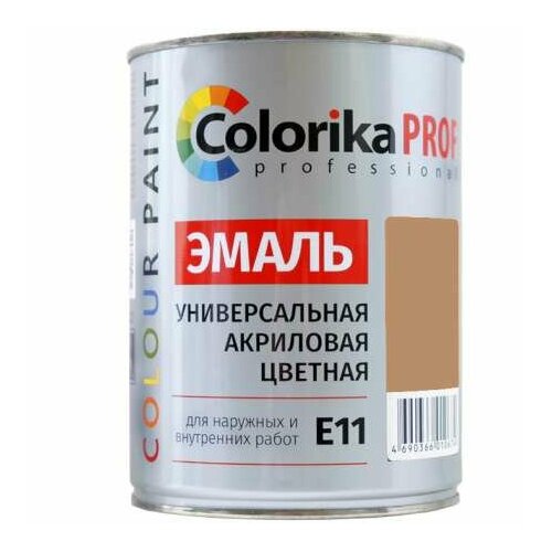 Эмаль Colorika Prof 0,9л бежевая акриловая универсальная для наружних и внутренних работ, (1шт) (92480)