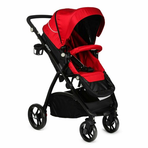 фото Коляска прогулочная babyton urban red n40