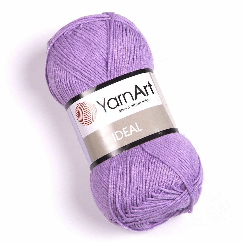 Пряжа Ideal (YarnArt), сиреневый - 245, 100% хлопок, 5 мотков, 50 г, 170 м.