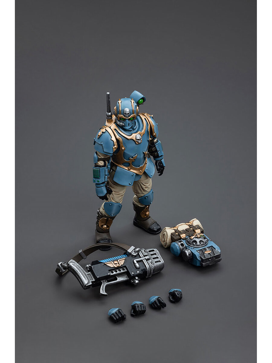 Фигурка JoyToy. Warhammer 40,000: Astra MilitarumTempestus Scions 55th Kappic Eagles Plasma Gunner - фото №6