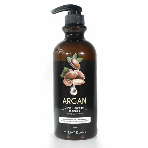 May Island Лечебный Шампунь для волос с аргановым маслом Argan clinic treatment shampoo