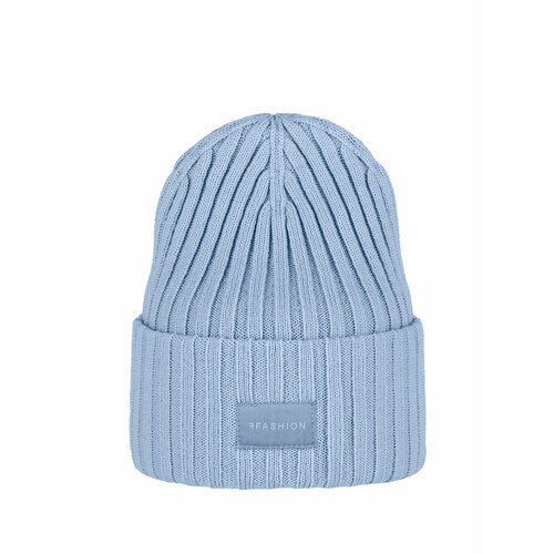 фото Шапка бини ferz, размер 56-58, голубой