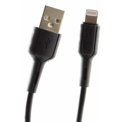 USB Кабель для Apple/iPhone Yesido CA42, 2A, 1м. Черный usb кабель type c yesido ca42 2a черный 1 м